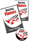 Racing Flames Clipart