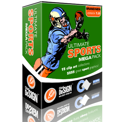 SPORT CLIPART -VINYL CUTTER VECTOR ART -SCREEN PRINTING