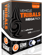 Vehicle Tribals MEGA Pack - 1650 Tribal Images!