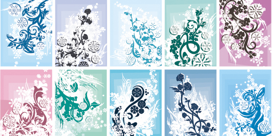 Winter Backgrounds Style 12 - 20 images: