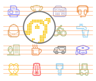A collection of 290 very unique vector pixelated icons.